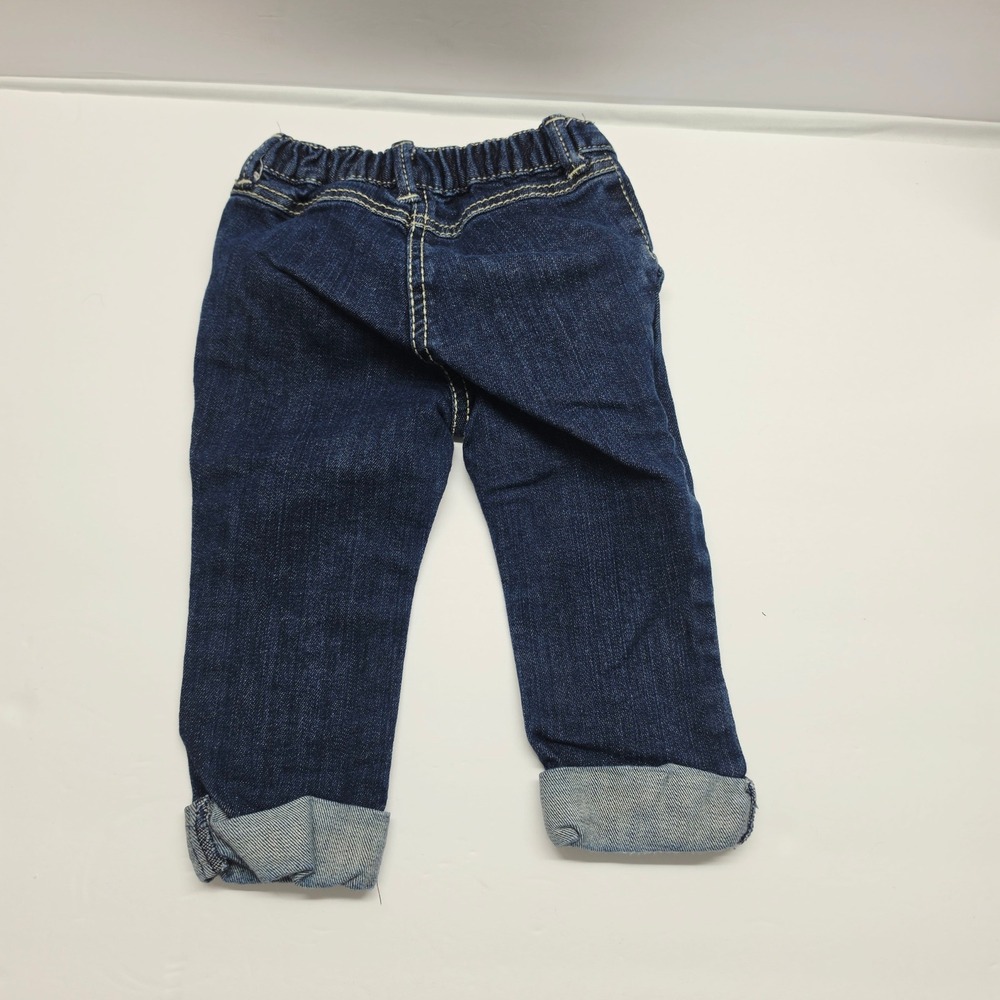 Gymboree Cardigan and Jeans Set Kids 12-18 Months Multi-Color Striped Denim - Picture 9 of 10